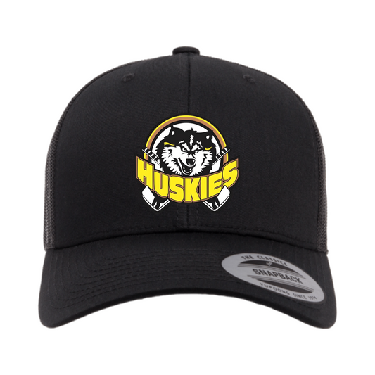 Huskies Curved Brim Trucker SnapBack Hat